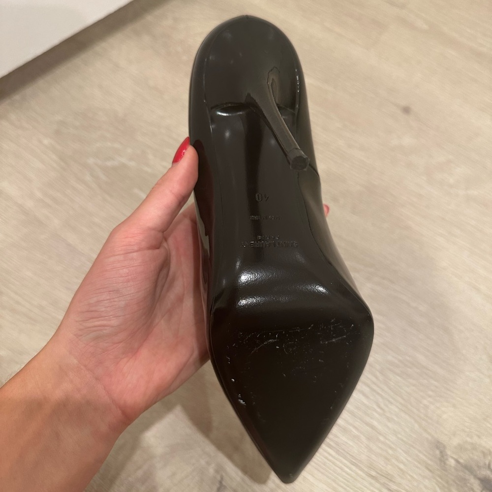 Saint Laurent Patent Kayla Heels - Picture 6 of 11